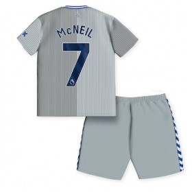 Everton Dwight McNeil #7 Tredje Kläder Barn 2023-24 Kortärmad (+ Korta byxor)